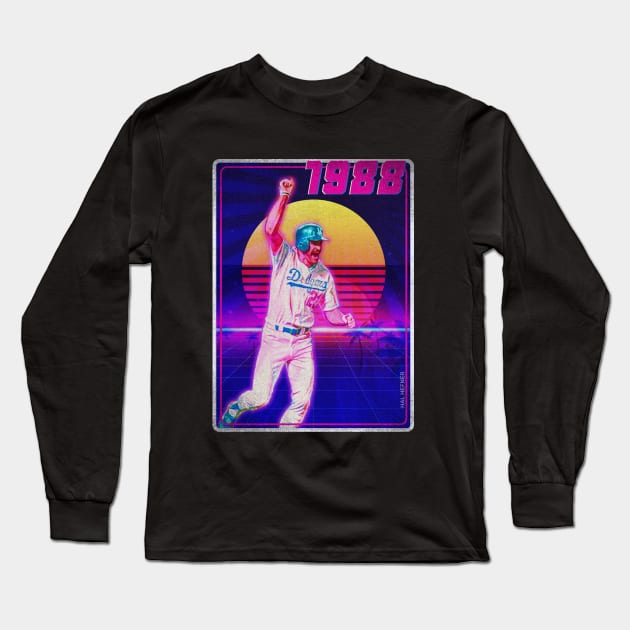 GIBBY 1988 VAPORWAVE Long Sleeve T-Shirt by HalHefner